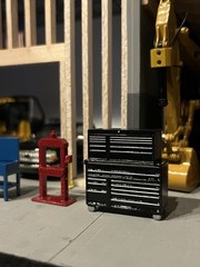 1/50 Scale Shop Kit Tool Box Parts Washer Press Compressor Diorama 3D Print