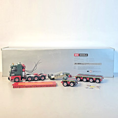 WSI 1:50 Kahl MAN TGX XXL Euro 6 8×4 + 4 Axle Lowloader & 2 Axle Dolly 01-2801