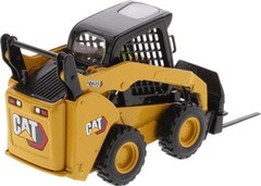 CAT Caterpillar 272D3 Skid Steer Loader w/ Operator Yellow High Line Series 1/32