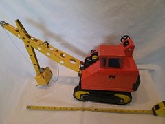 Rare Vintage Nylint Shovel Excavator Pressed Steel Toy 1960’s, Very Goood Condit