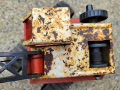 Mid-1960s-Era Tonka Mighty Crawler Crane Pressed Steel, As-Is Restore
