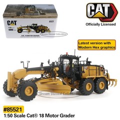 ⭐ 1:50 SCALE CAT 18 MOTOR GRADER HIGH LINE SERIES DIECAST MASTERS MODEL 85521⭐