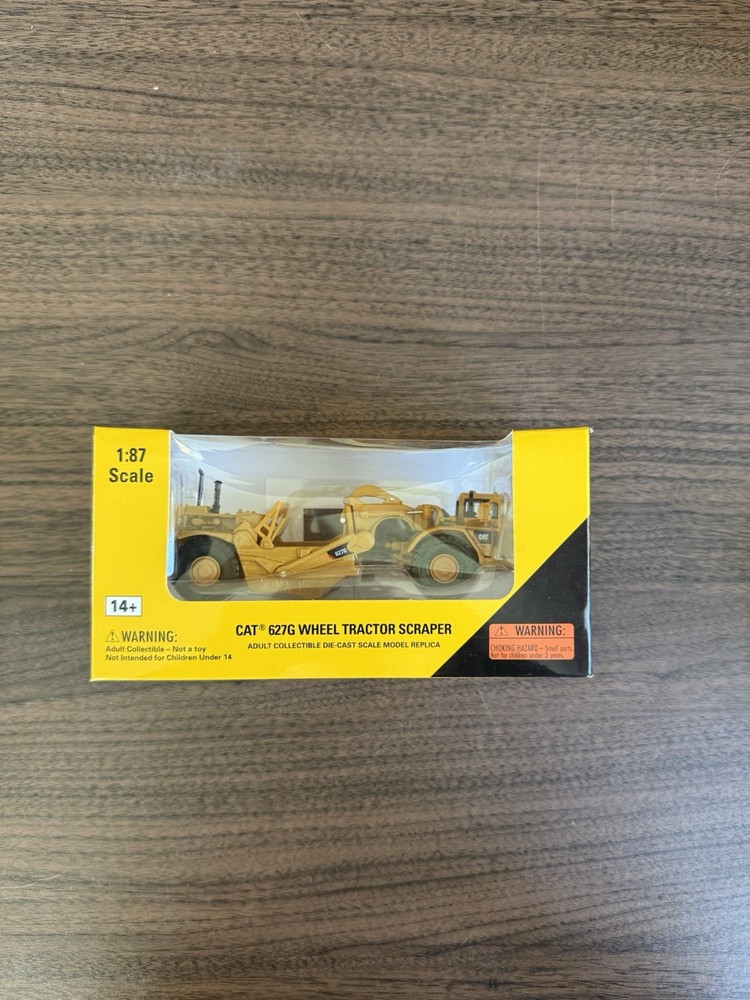 Norscot CAT 627G Wheel Tractor Scraper 55134 Collectible Die-Cast 1:87