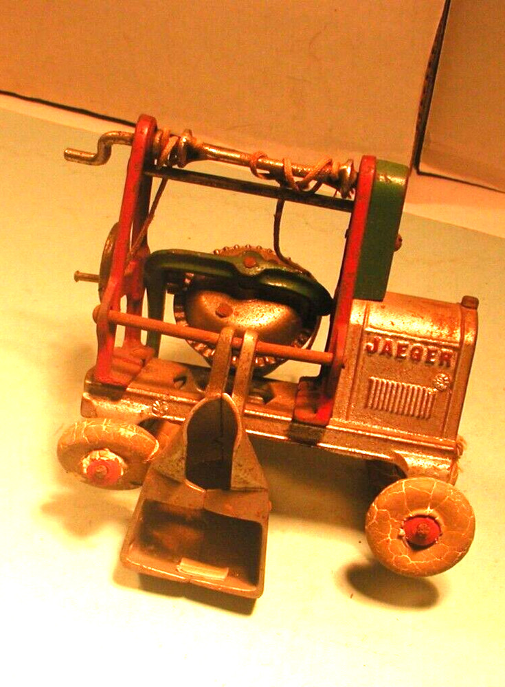 Jaeger Cement Mixer Cast Iron by Kenton damaged Rubber Tires