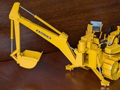 NOS Allis-Chalmers HD-3 Crawler Industrial 60 Backhoe & Blade SpecCast 1/16