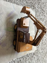Vintage Conrad #2962 CASE 1085B Cruz-Air Excavator 1:35 Diecast West Germany