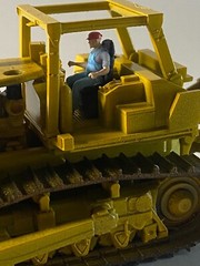 Komatsu D355A bulldozer Killdozer model kit 3d printed