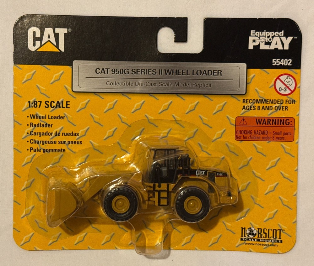 2005 Norscot CAT 950G Series II Wheel Loader Die-Cast Model 55402 New