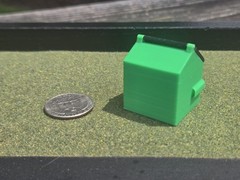 1/64 Scale 8 Yard Dumpster in Green