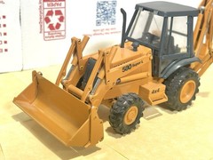 Conrad 1/35 Scale CUSTOM BUILT CASE 580 SUPER L Backhoe-Loader (U.S. Version)