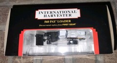 First Gear International Harvester 1/87 560 Pay Loader Sunrise Mining Co 80-0315