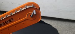Vintage STRUCTO Orange Sand Loader – Pressed Steel Toy & NICE!