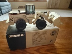 NZG #237 CAT 966F Wheel Loader 1/50 Silver Limited Edition
