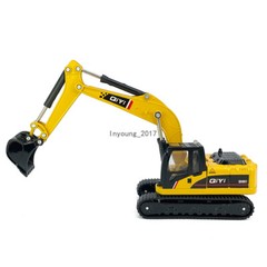 Excavator Toy Construction Equipment Model Diecast Boys Toys Kids Gifts Yellow