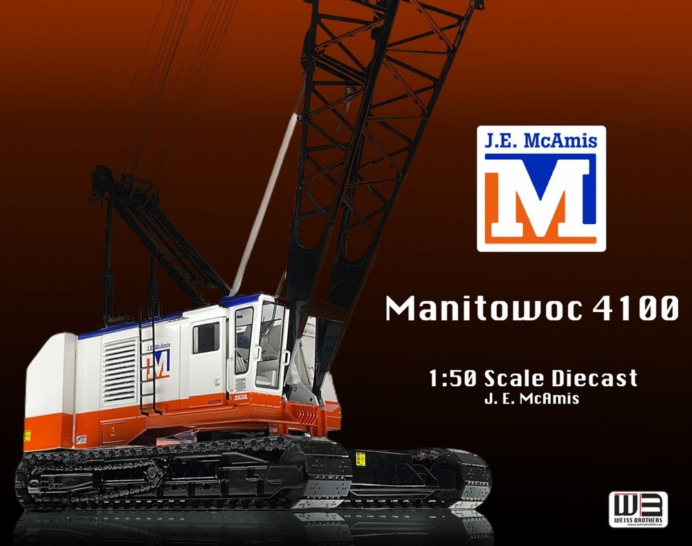 Weiss Brothers WBR030-1205 1:50 Manitowoc 4100 Crawler Crane – JE McAmis