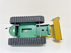 Vintage Tonka Front End Loader Green & Yellow 5» x 12»