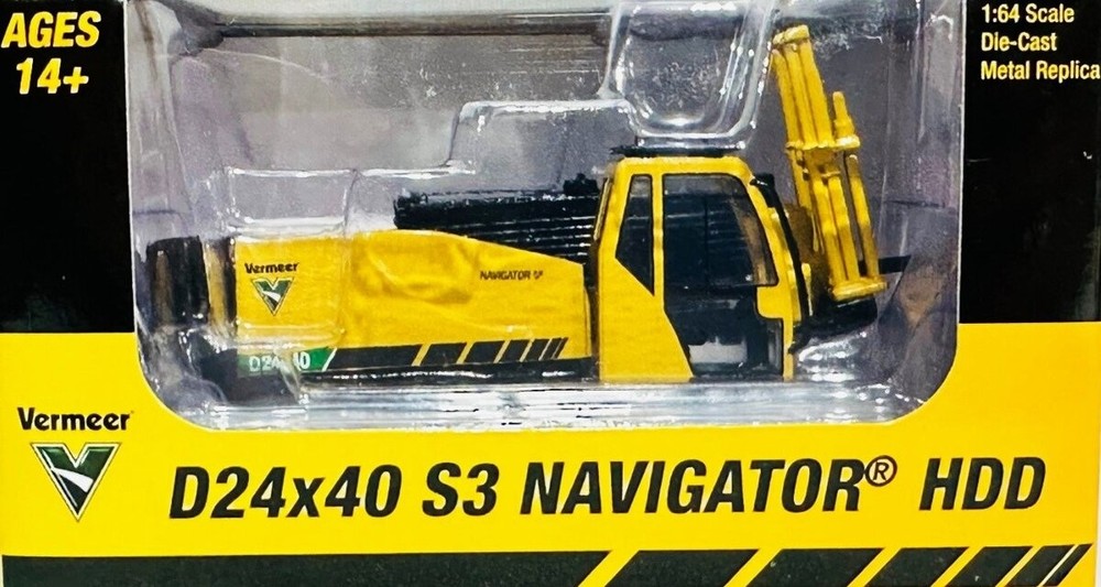 SpecCast 1640 1:64 Scale Vermeer D24x40 S3 Navigator Horizontal Drill