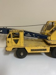 Vintage Nylint pressed steel Clark «Michigan» T-24 crane Toy