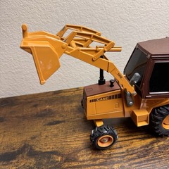 Case 580E Construction King Backhoe Loader Toy Ertl 1:16 Flaw Vintage 80s