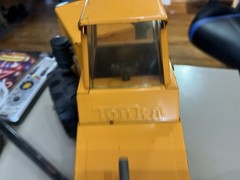 1974-75 Mighty Tonka Grader with side blade orange played with condition