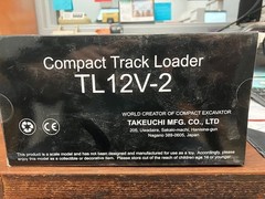 Takeuchi 1/24th Scale Diecast TL12V-2 Rubber Track Skid Steer Loader