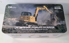 New Diecast Masters 85596 CAT 308 CR Mini Hydraulic Excavator 1:50 Scale Model