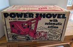 Vintage Marx Power Shovel No. 1782 Box – BOX ONLY