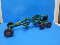Vintage 1950s Structo Road Grader Green With Blade Almost Complete