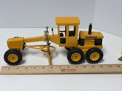 Vintage ERTL John Deere Grader Metal Construction 1:16 507