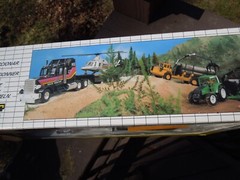 Vintage NIB Joal Compact Transporter CAT 225 Excavator 1:50 Diecast Model 320