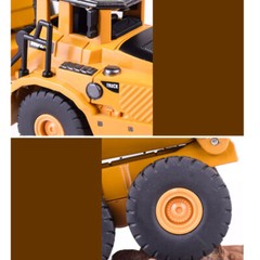 1:50 Articulated Dump Truck Toy Construction Vehicle Diecast Toy Trucks for Boys