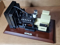 1:28 KOHLER SDMO Diesel Generator Set Construction Equipment Diecast Model