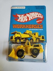 Vintage 1979 Hot Wheels Workhorses 1173 Cat Loader Construction Toy Lot of 4