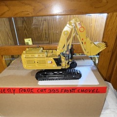 CAT 395 Front Shovel Tracked Excavator Diecast Model Yellow Black