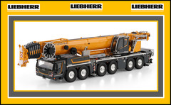 1/50 WSI LIEBHERR LTM 1300-6.4 + JIB (in New LIEBHERR Livery) + FREE SHIPPING $$