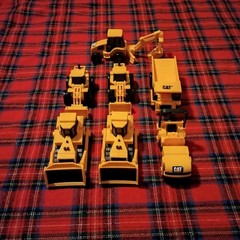CAT Construction Vehicle Toy Lot (7 Cars)