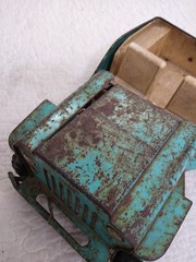 VINTAGE 1960’s TONKA JEEP PRESSED STEEL AQUA BLUE Old Rare 1960s truck