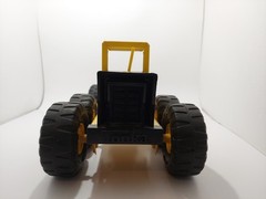 Vintage Pressed Metal Yellow Tonka Road Grader MR-970 18″ 1970’s