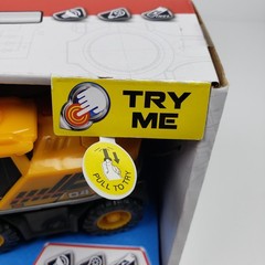 Dickie Toys Yellow Black Construction Vehicle Excavator Toy