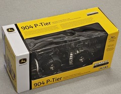 1/50 John Deere 904 P-Tier Wheel Loader, Black Chrome Gunmetal Chaser