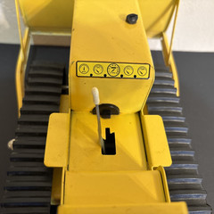 Vintage Tonka No. 300 Bulldozer with Original Box Yellow Blade