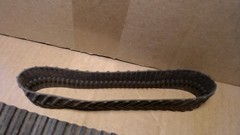 3 Dozer Crawler Tracks Rubber 7″ Long X 1″ to 1.25″ Wide Junkyard parts