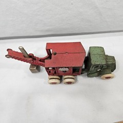 BH Excel Original 1920’s 10″ Lg CI Hubley General Steam Shovel Mack Truck