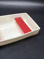 1960 ‘s Andy Gard Plastic 8″ Red And White Motorboat No Outboard Motor Tonka