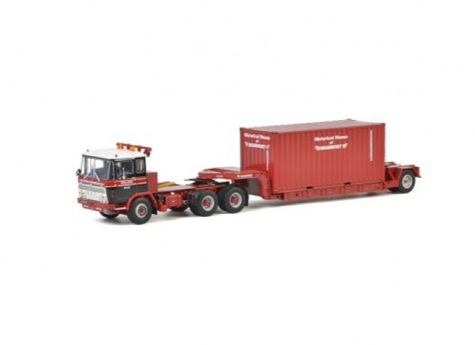 WSI 410332 DAF 2600 Lowboy with Container MAMMOET – 1/50 Die-cast LN