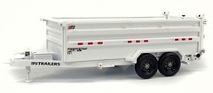 Weiss Brothers WBR035-1401 1:50 White PJ Dump DM Trailer Diecast Model