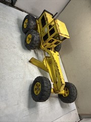Tonka Road Grader 1960’s Pressed Steel 18 In. missing blade buy parts or restone