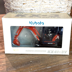 Kubota Miniature Model 1/24 KX-41-3V Excavator EXTREME DETAIL – DIECAST METAL