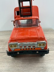 Vintage Tonka State Hi-Way Mobile Clam Crane Painted Orange Works Steel Toy 60s