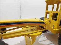 Vintage Pressed Metal Yellow Tonka Road Grader MR-970 18″ 1970’s